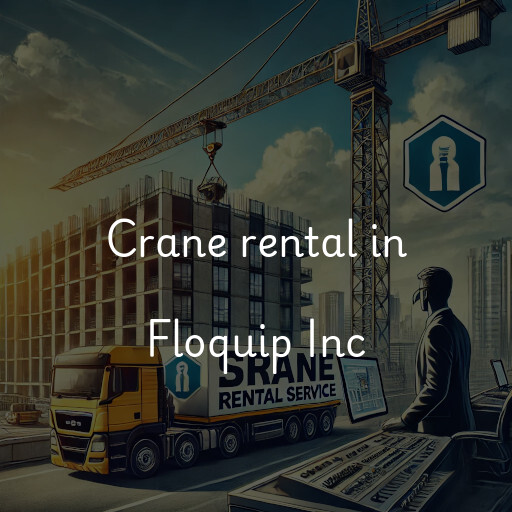 Crane rental in Floquip Inc