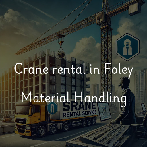 Crane rental in Foley Material Handling