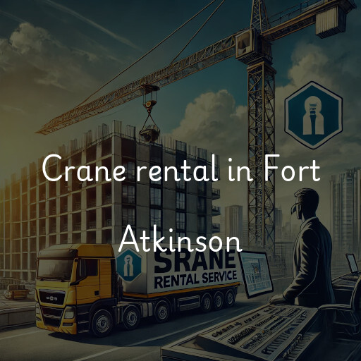 Crane rental in Fort Atkinson