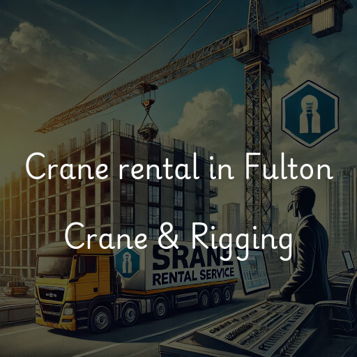 Crane rental in Fulton Crane & Rigging