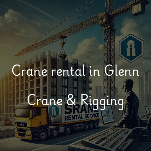 Crane rental in Glenn Crane & Rigging