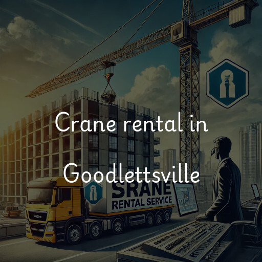 Crane rental in Goodlettsville