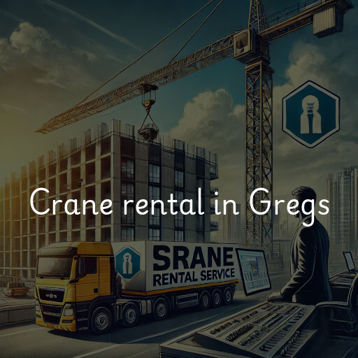 Crane rental in Gregs