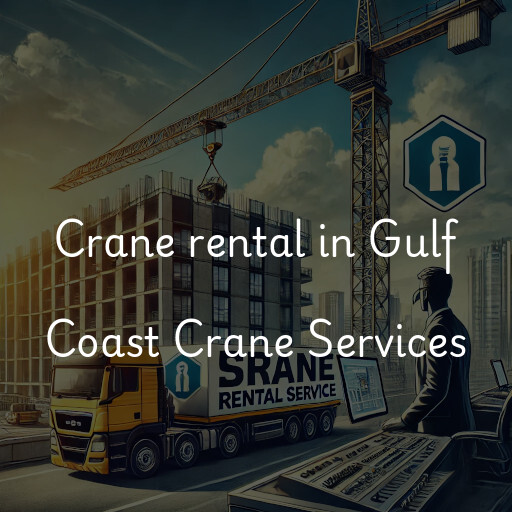 Crane rental in Gulf Coast Crane Services