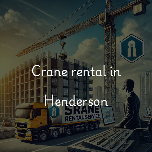 Crane rental in Henderson