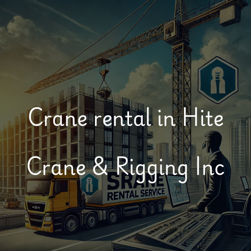 Crane rental in Hite Crane & Rigging Inc