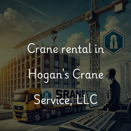 Crane rental in Hogan's Crane Service, LLC