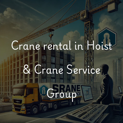 Crane rental in Hoist & Crane Service Group