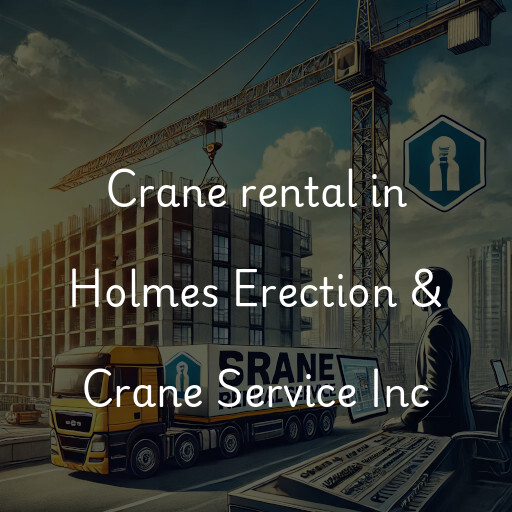 Crane rental in Holmes Erection & Crane Service Inc