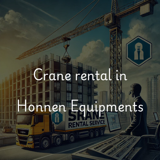 Crane rental in Honnen Equipments