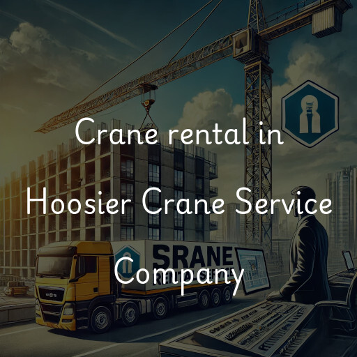 Crane rental in Hoosier Crane Service Company