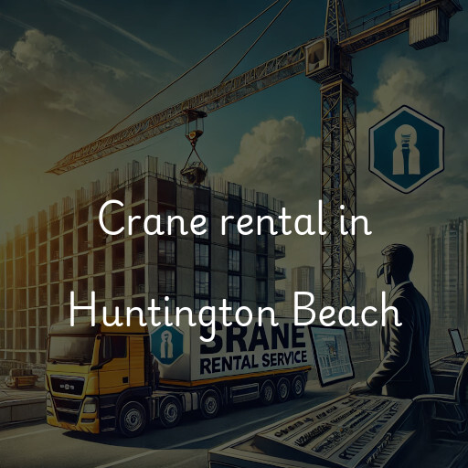 Crane rental in Huntington Beach