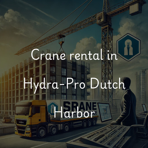 Crane rental in Hydra-Pro Dutch Harbor