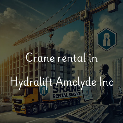 Crane rental in Hydralift Amclyde Inc