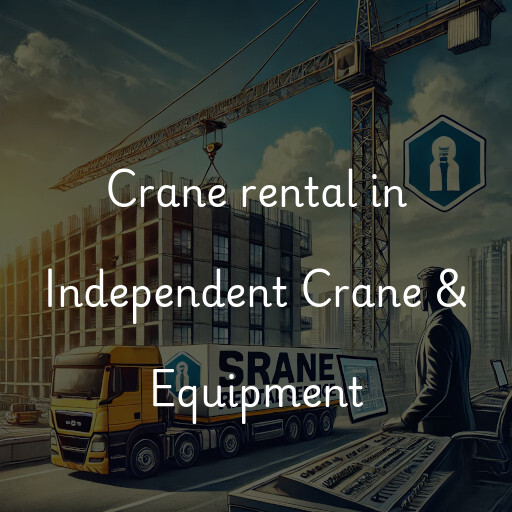 Crane rental in Independent Crane & Equipment