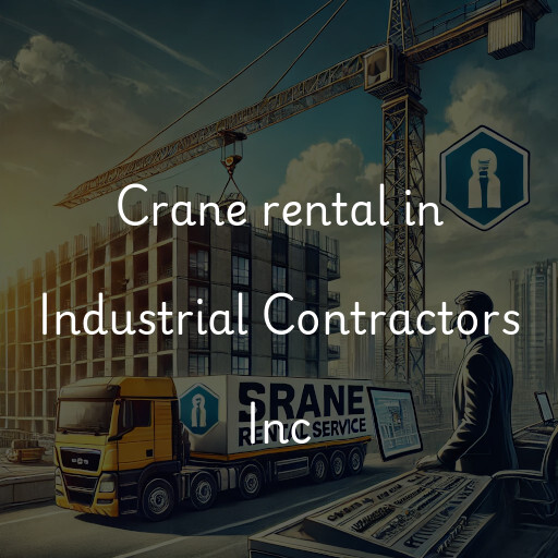 Crane rental in Industrial Contractors Inc