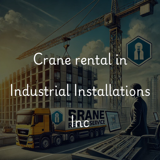 Crane rental in Industrial Installations Inc