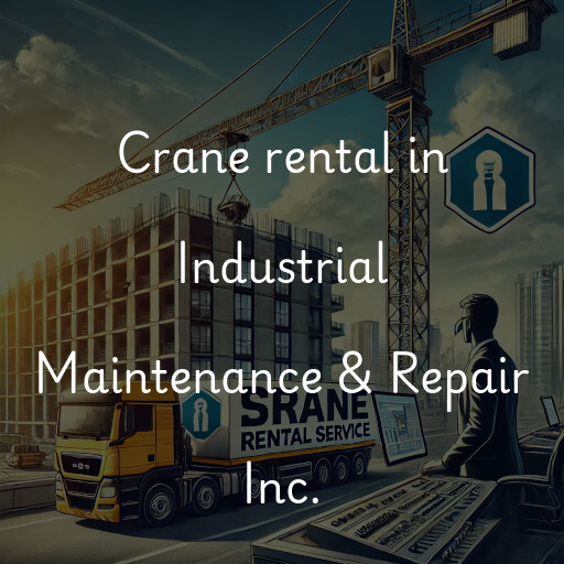 Crane rental in Industrial Maintenance & Repair Inc.