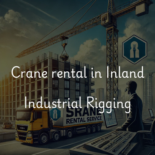 Crane rental in Inland Industrial Rigging