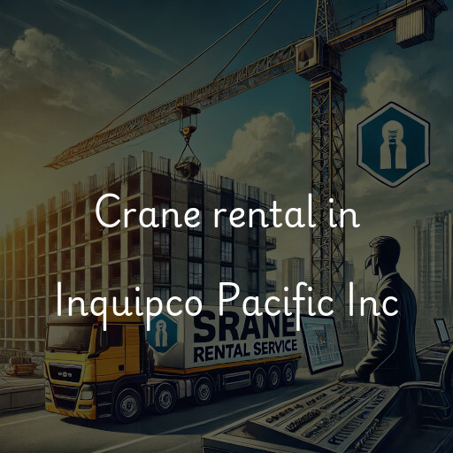 Crane rental in Inquipco Pacific Inc