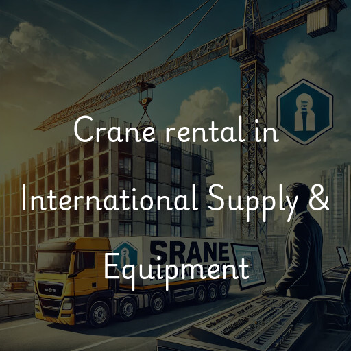 Crane rental in International Supply & Equipment