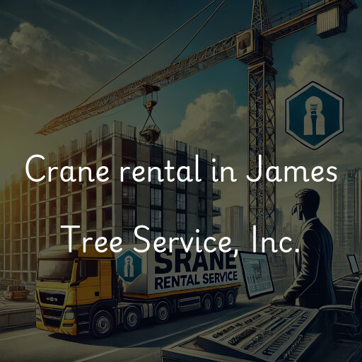 Crane rental in James Tree Service, Inc.