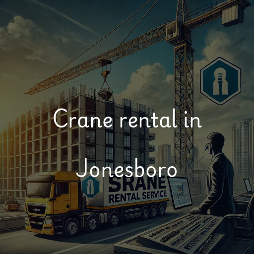 Crane rental in Jonesboro