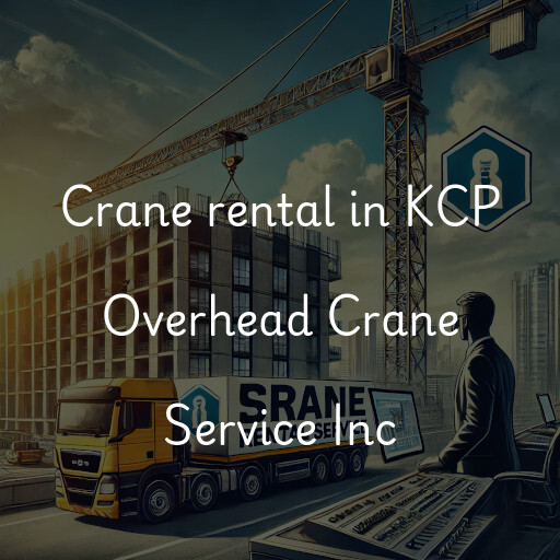 Crane rental in KCP Overhead Crane Service Inc