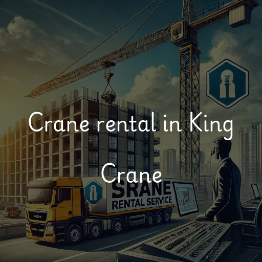 Crane rental in King Crane