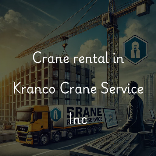 Crane rental in Kranco Crane Service Inc