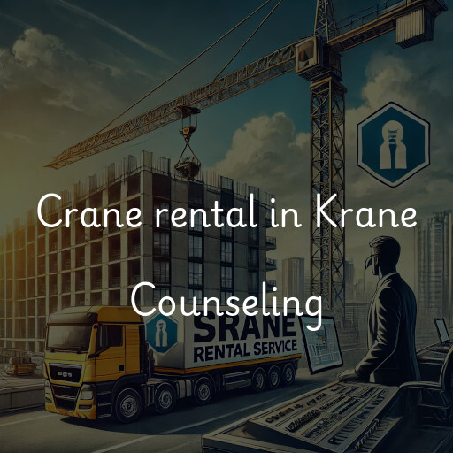 Crane rental in Krane Counseling