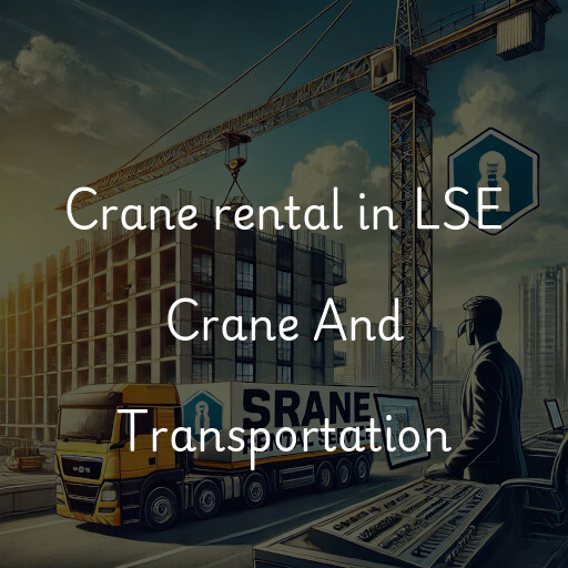 Crane rental in LSE Crane And Transportation