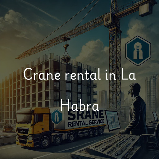 Crane rental in La Habra