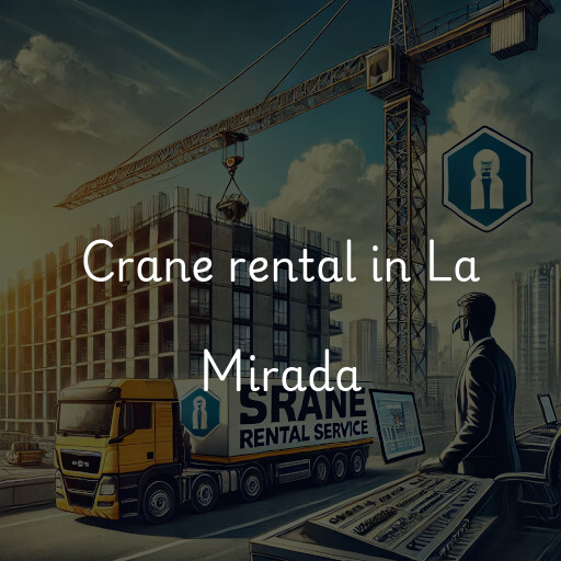 Crane rental in La Mirada