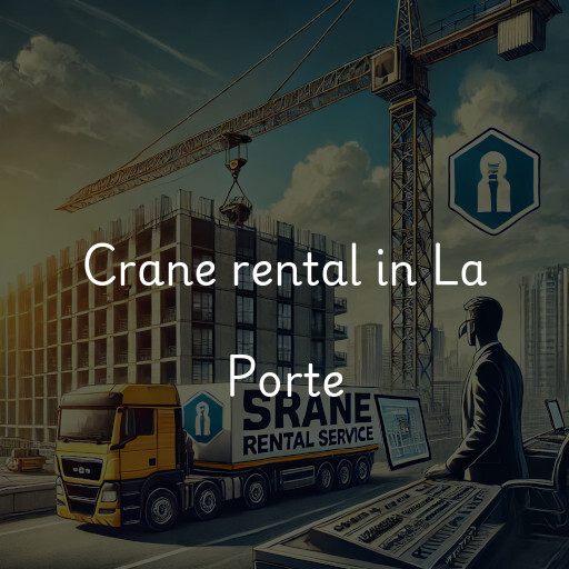 Crane rental in La Porte