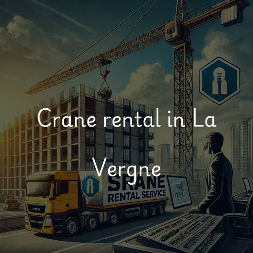 Crane rental in La Vergne