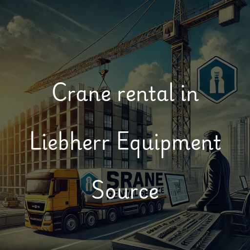 Crane rental in Liebherr Equipment Source