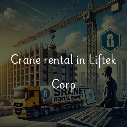 Crane rental in Liftek Corp