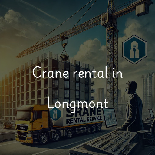 Crane rental in Longmont