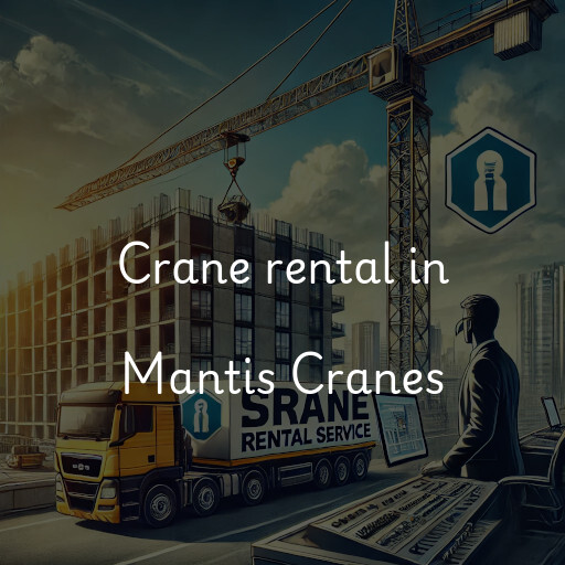 Crane rental in Mantis Cranes