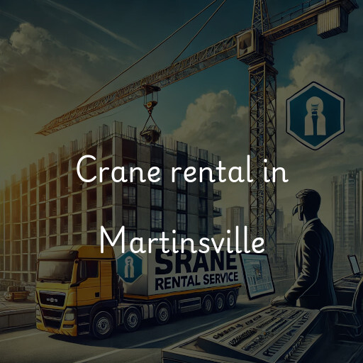 Crane rental in Martinsville