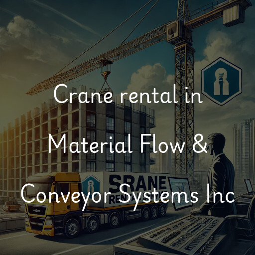 Crane rental in Material Flow & Conveyor Systems Inc