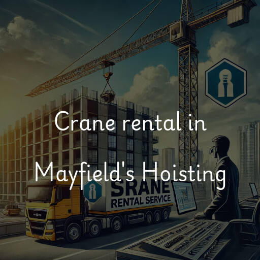 Crane rental in Mayfield's Hoisting