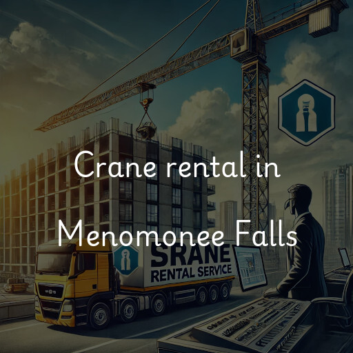 Crane rental in Menomonee Falls