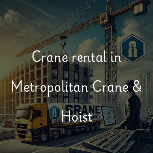 Crane rental in Metropolitan Crane & Hoist