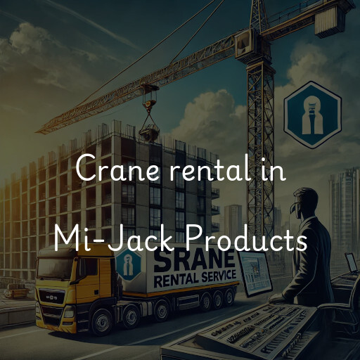 Crane rental in Mi-Jack Products