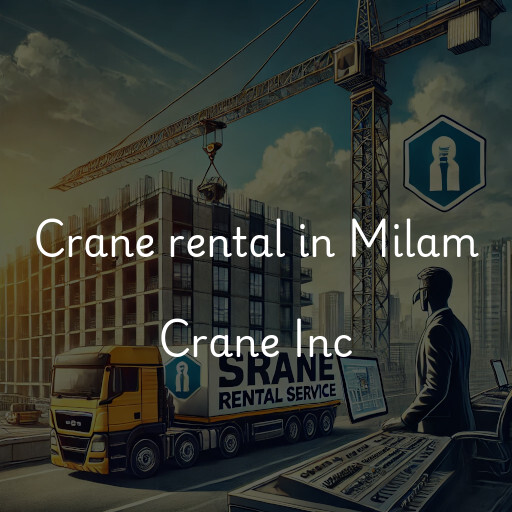 Crane rental in Milam Crane Inc