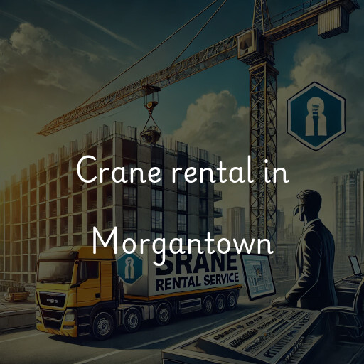 Crane rental in Morgantown