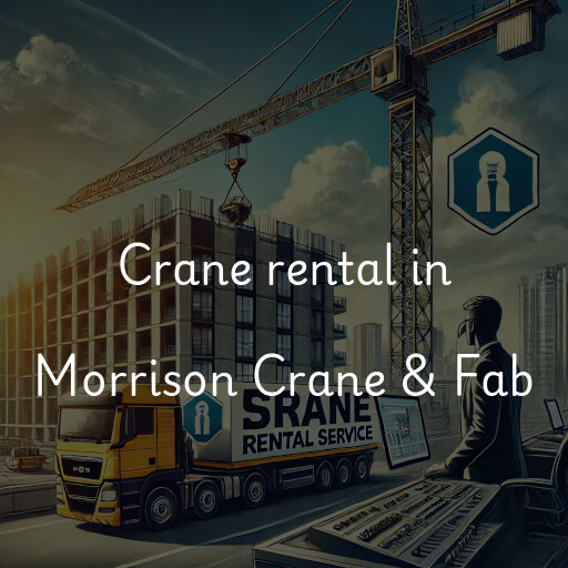 Crane rental in Morrison Crane & Fab