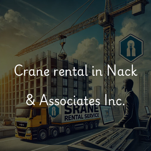 Crane rental in Nack & Associates Inc.